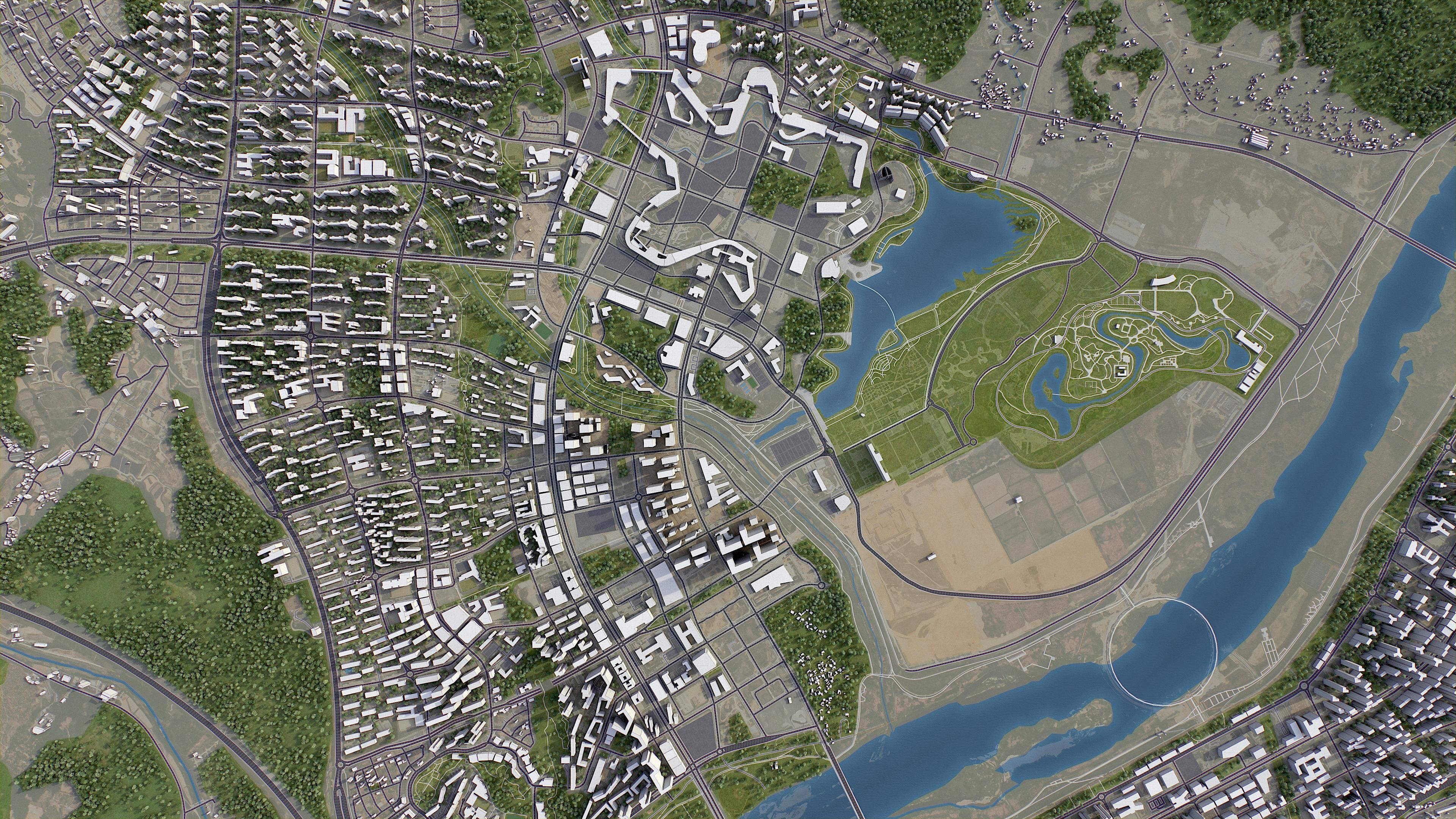 Sejong Low-poly 3D model_8