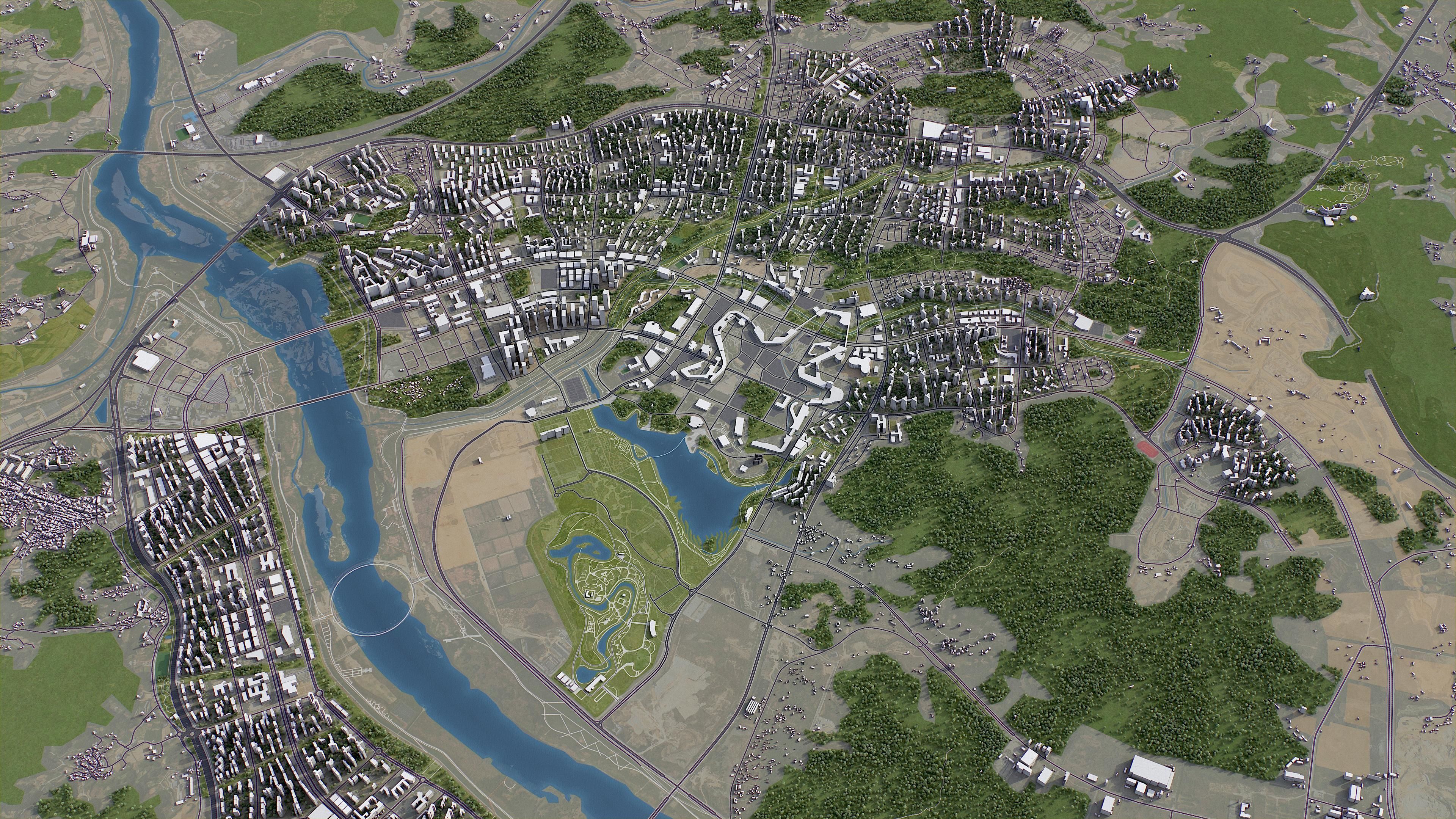 Sejong Low-poly 3D model_13