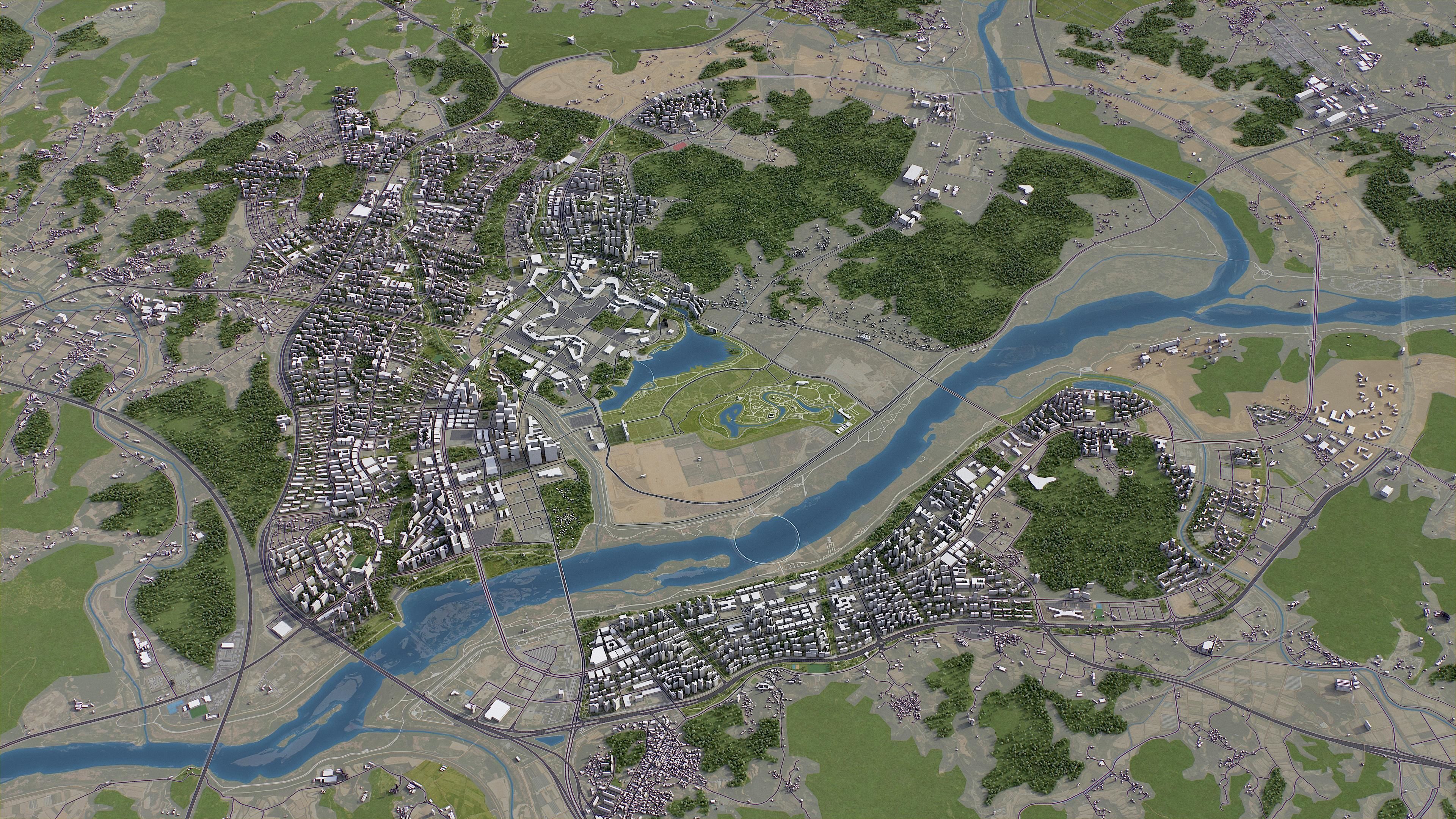 Sejong Low-poly 3D model_14