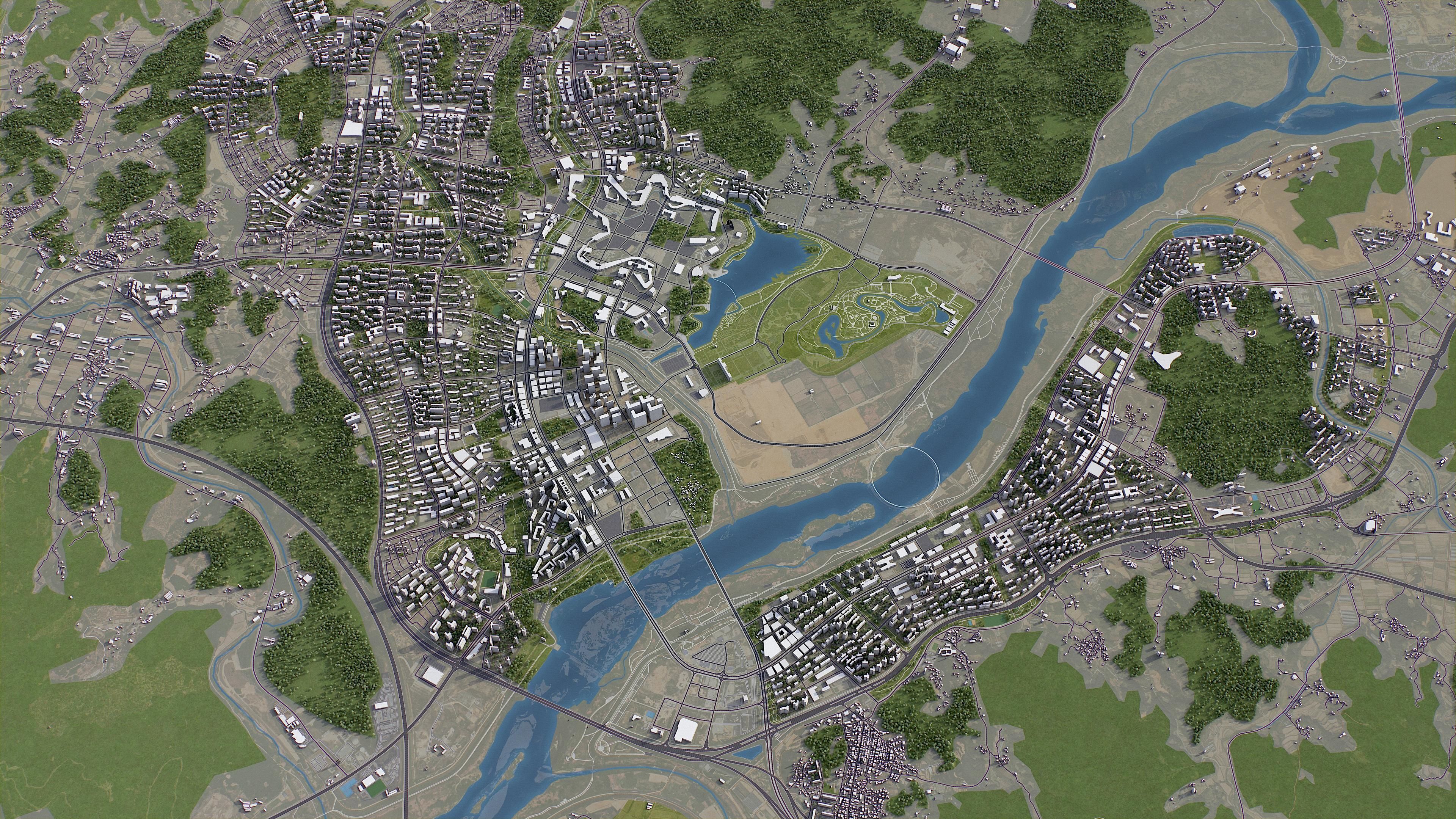 Sejong Low-poly 3D model_9