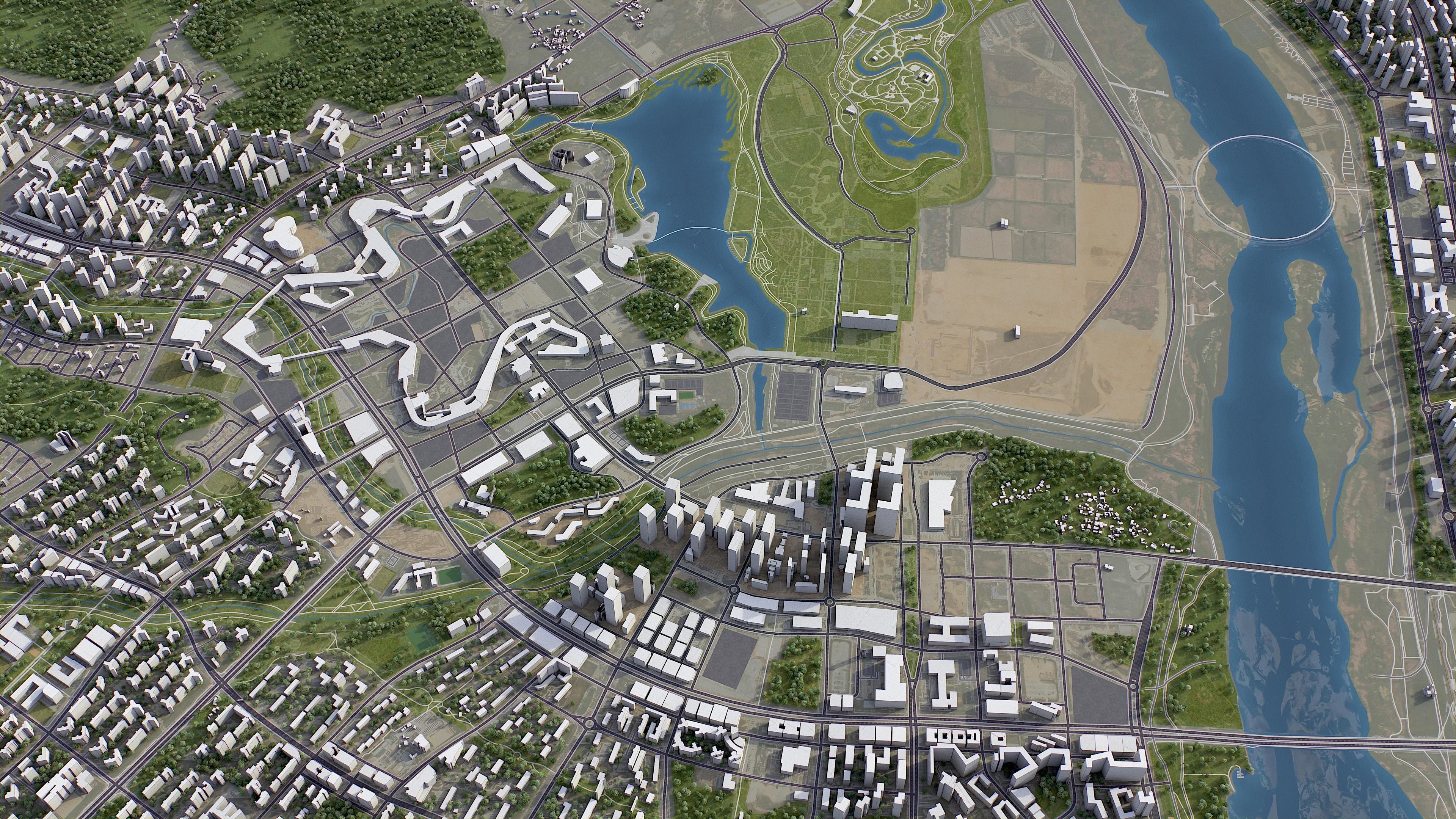 Sejong Low-poly 3D model_3