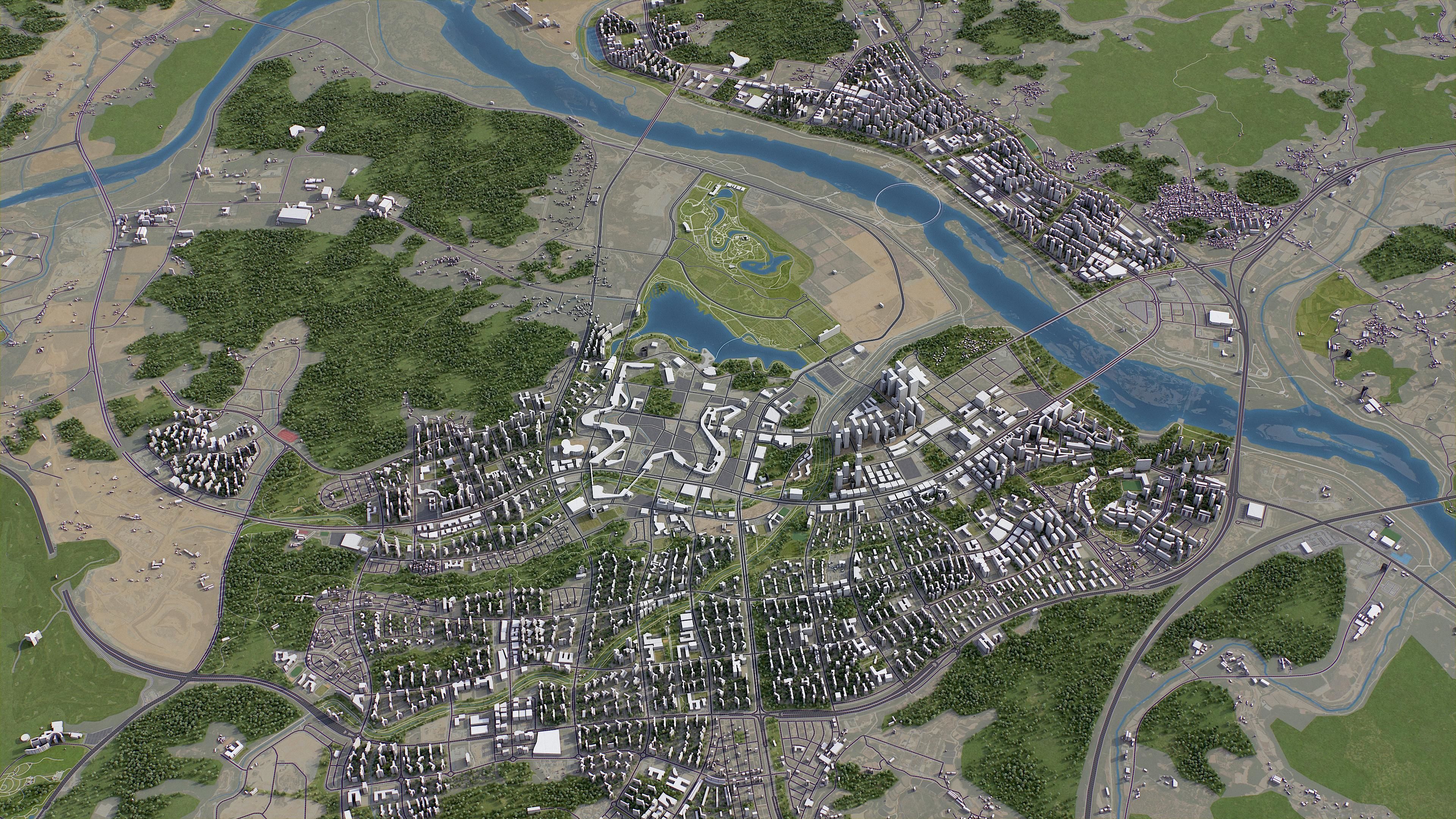 Sejong Low-poly 3D model_11