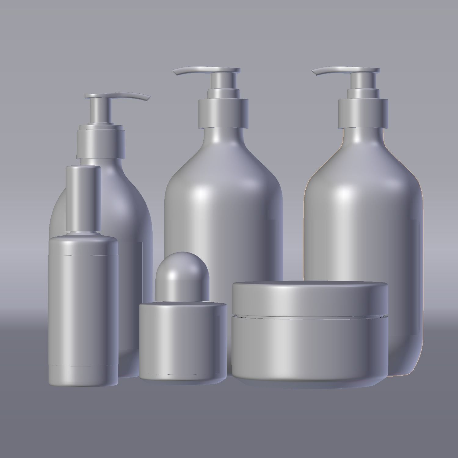 Meraki Cosmetics Set 3D model_1