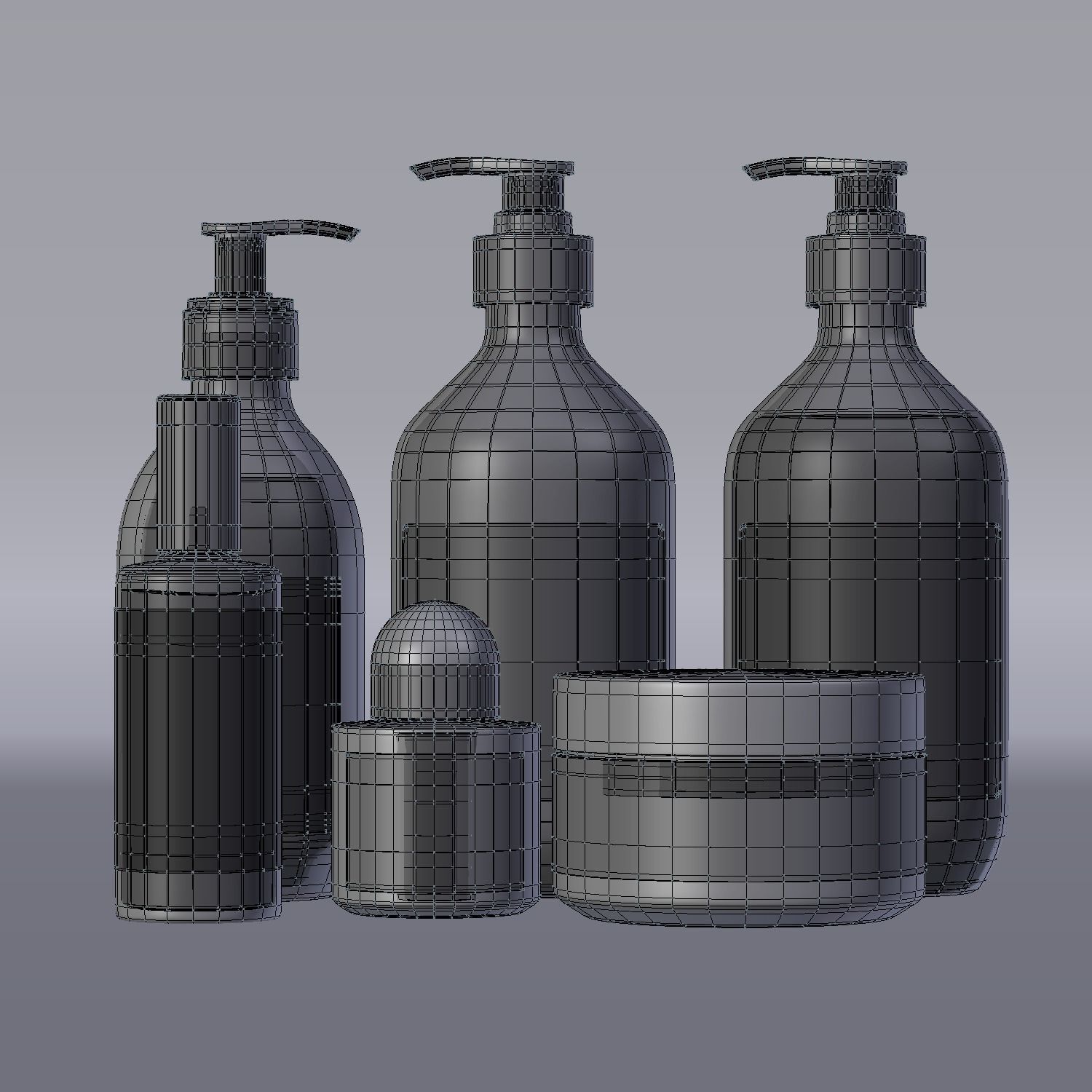 Meraki Cosmetics Set 3D model_2