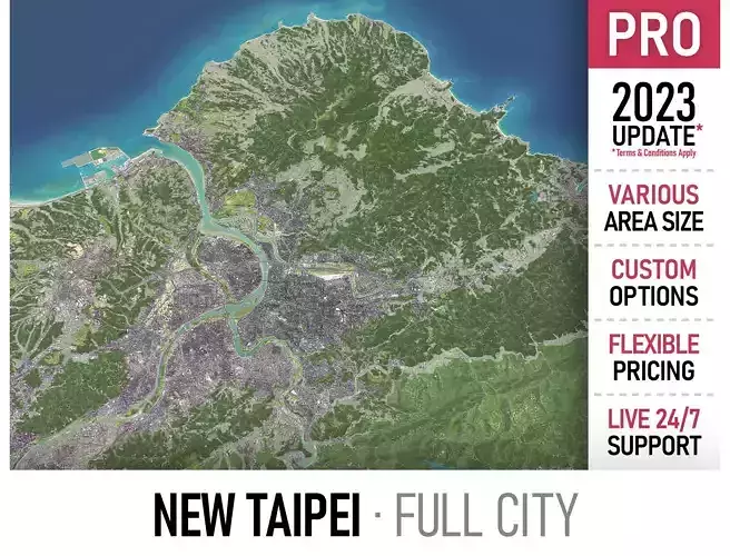 New Taipei Low-poly 3D model