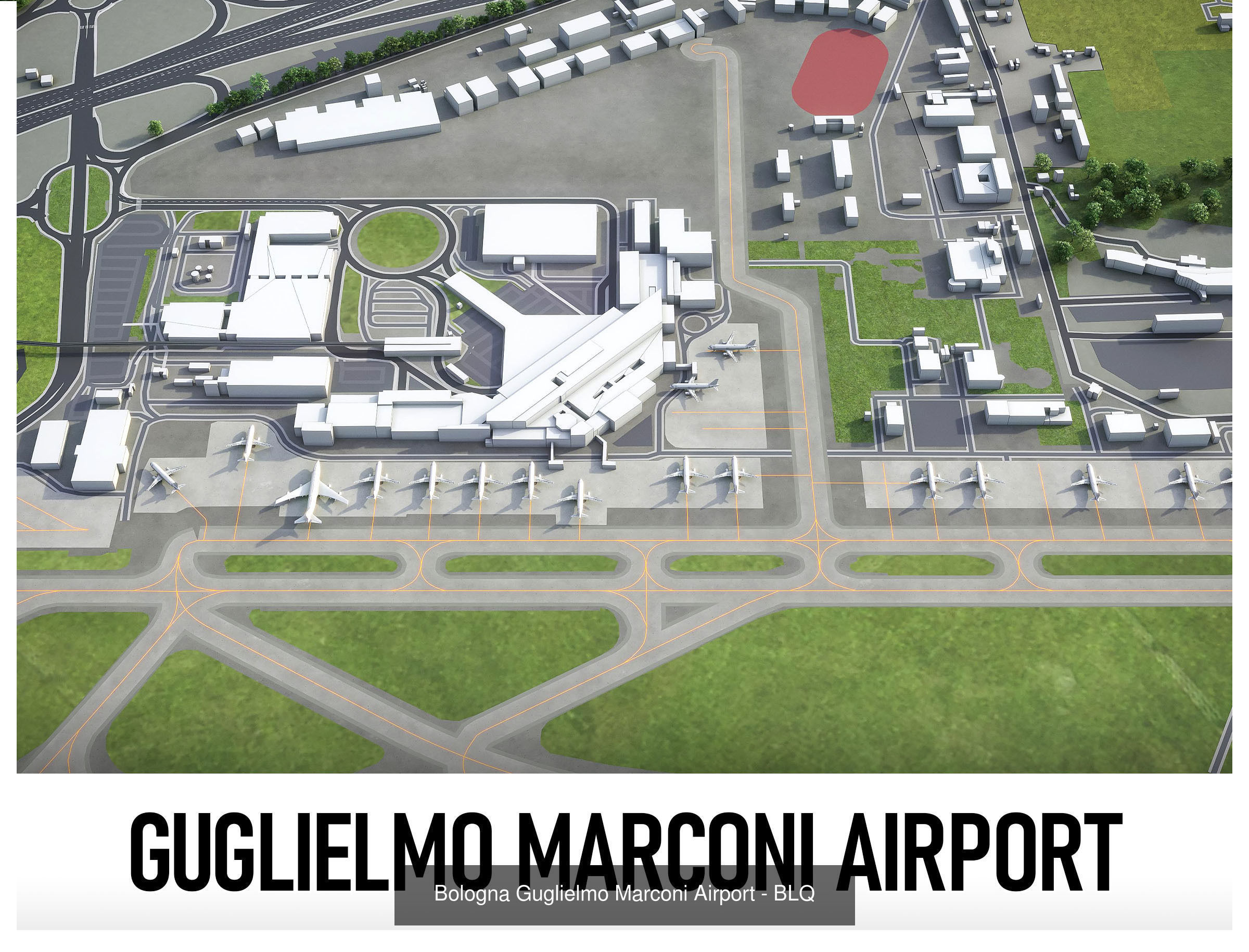 Top World Airports 3D Model Collection_4