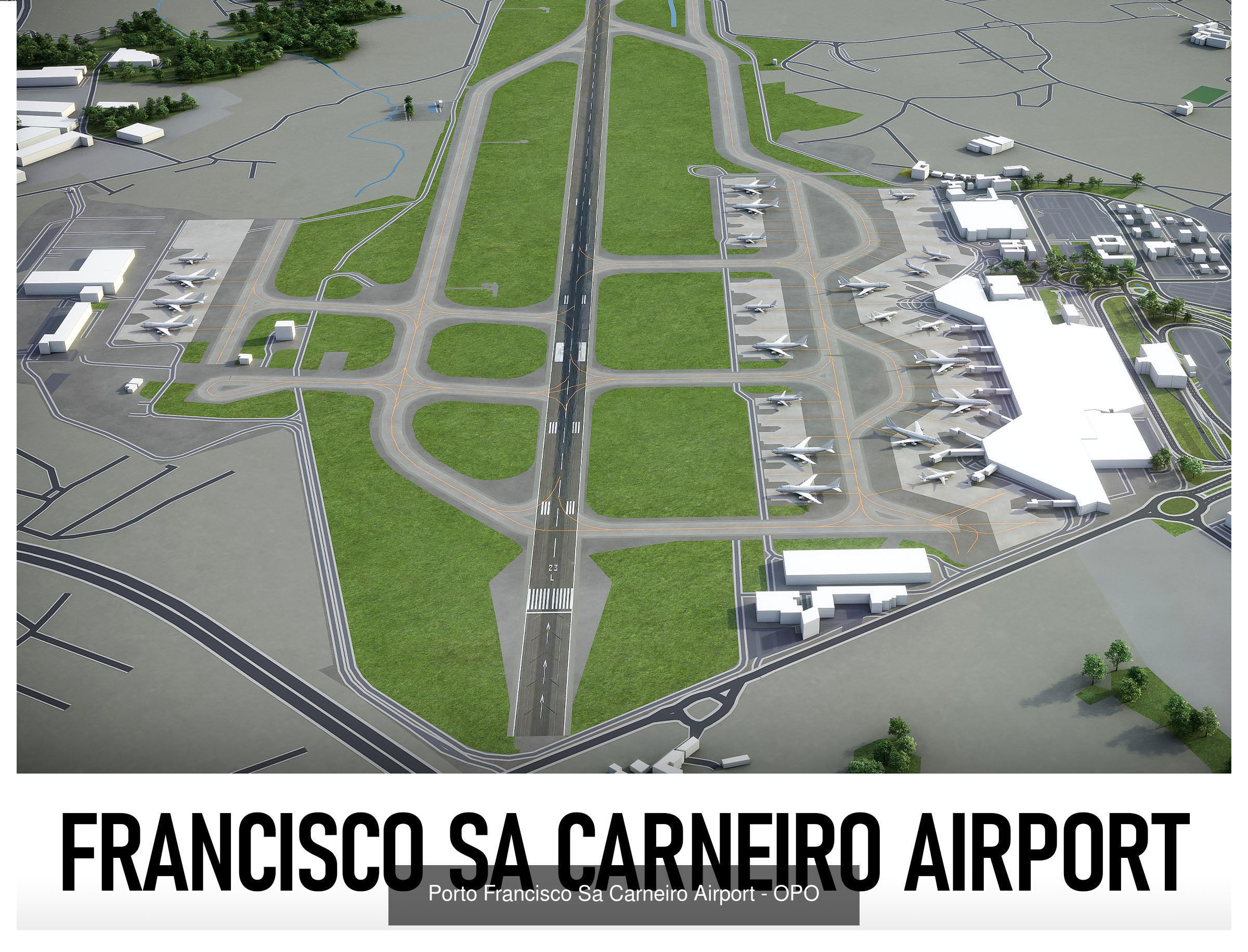 Top World Airports 3D Model Collection_1