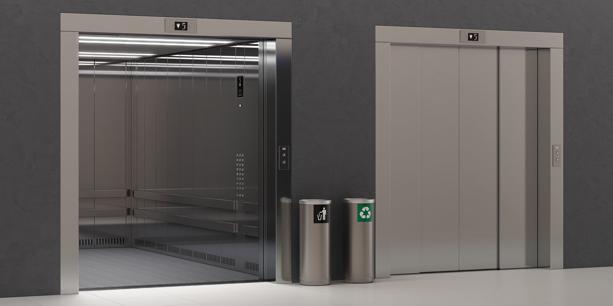 Kone TRANSYS Elevator - KDS 300 3D model_4