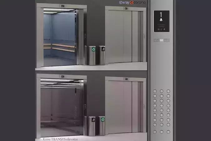 Kone TRANSYS Elevator - KDS 300 3D model