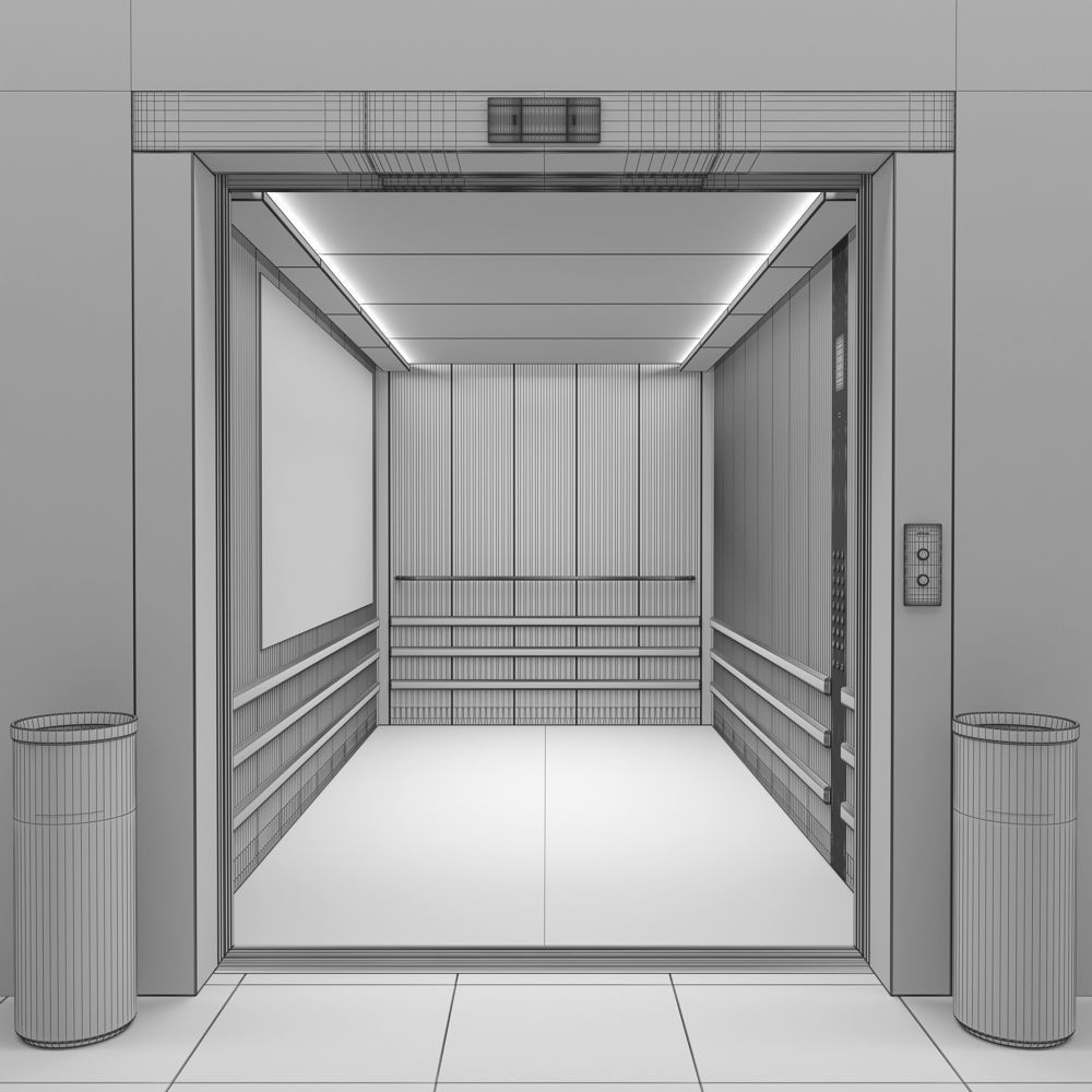 Kone TRANSYS Elevator - KDS 300 3D model_14