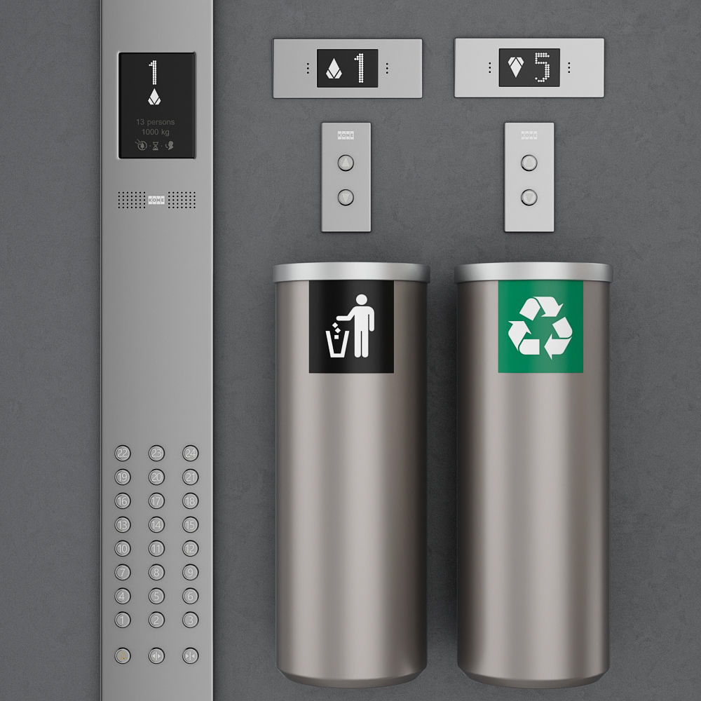 Kone TRANSYS Elevator - KDS 300 3D model_12