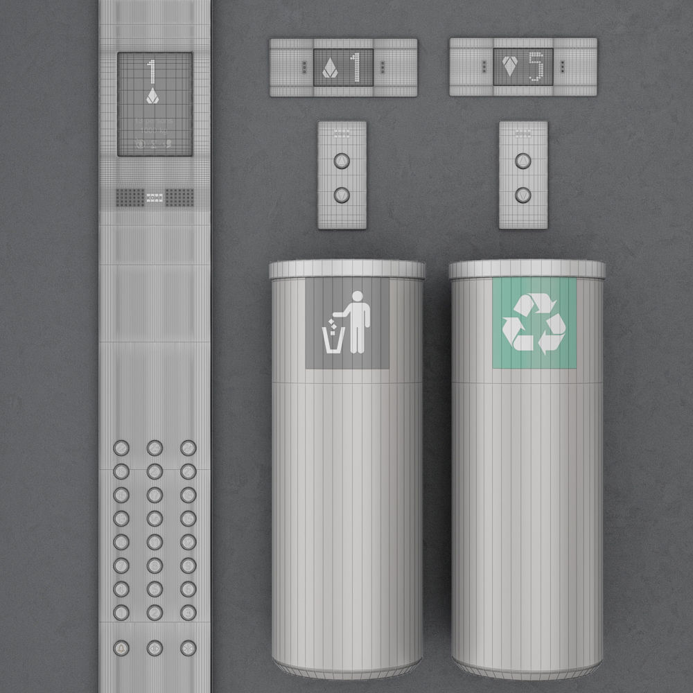 Kone TRANSYS Elevator - KDS 300 3D model_3