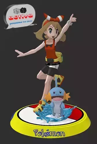 Pokemon - May and Mudkip