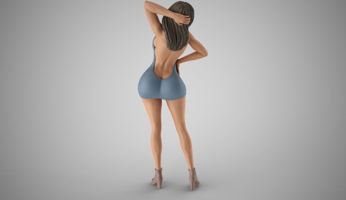 Woman Home Mood 9 3D print model_8