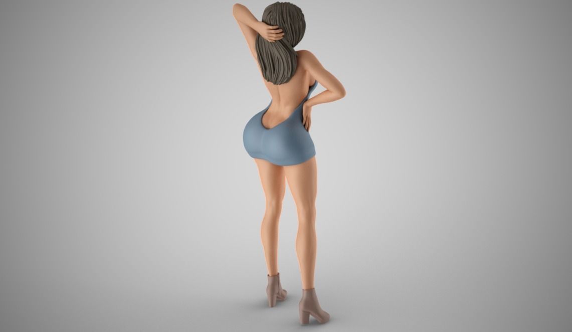 Woman Home Mood 9 3D print model_9