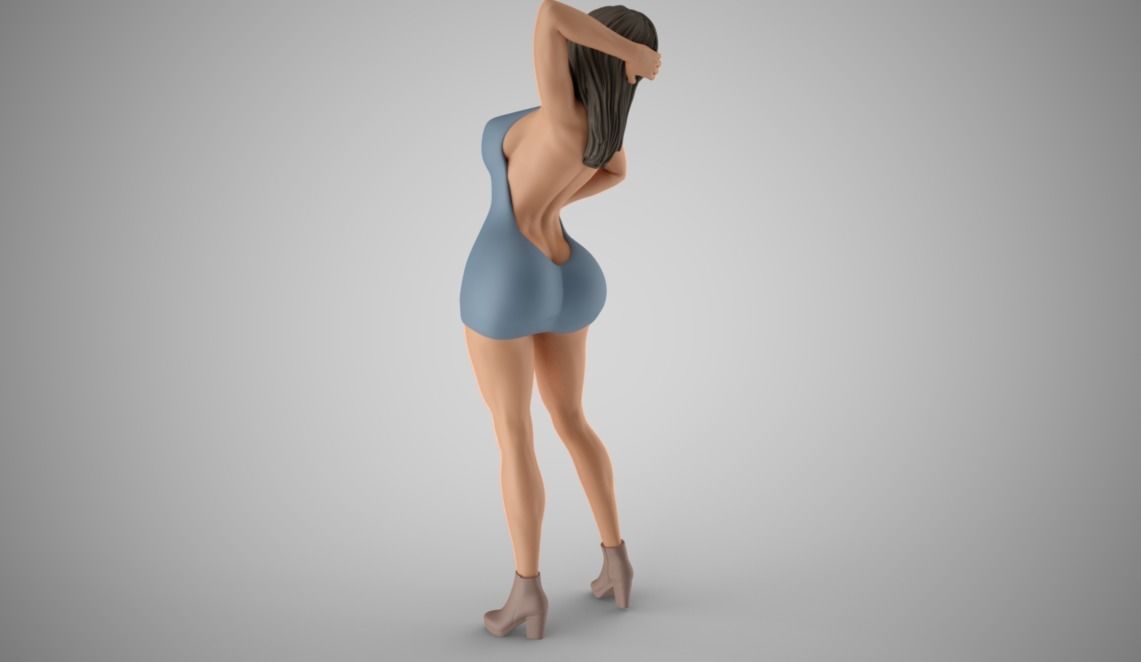Woman Home Mood 9 3D print model_7