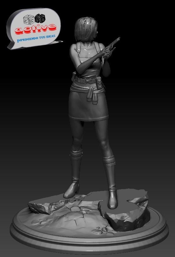 Jill Valentine - Resident Evil 3D print model_5