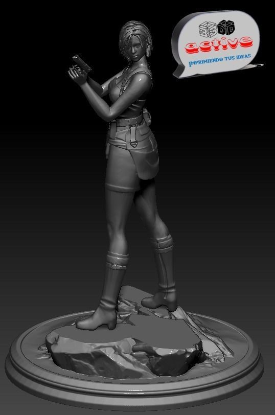 Jill Valentine - Resident Evil 3D print model_2