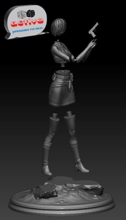 Jill Valentine - Resident Evil 3D print model_7