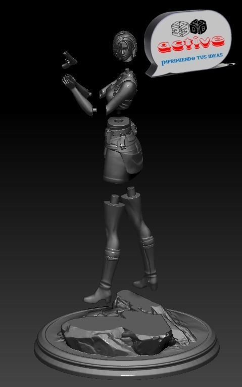 Jill Valentine - Resident Evil 3D print model_6