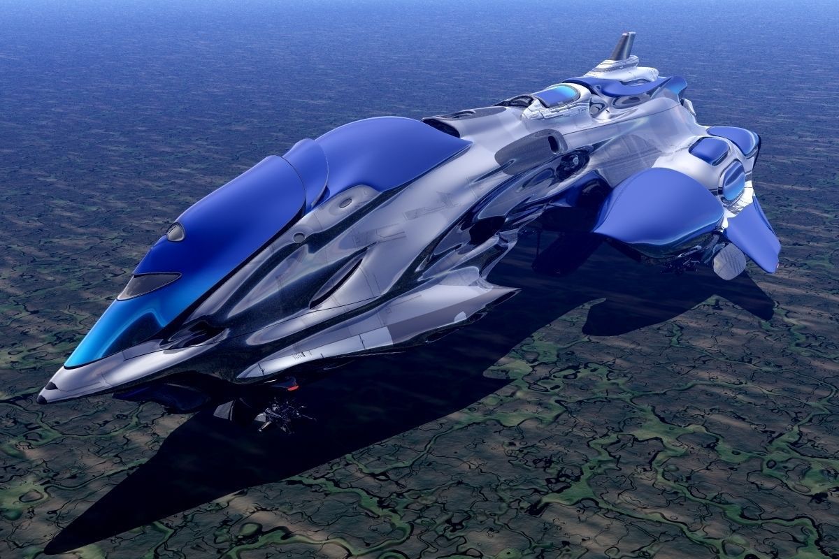 GX-799 Starship Anthera 3D model_7