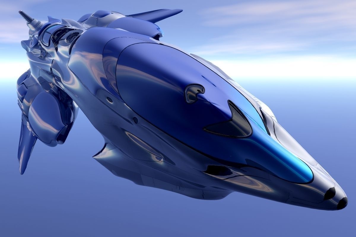 GX-799 Starship Anthera 3D model_3