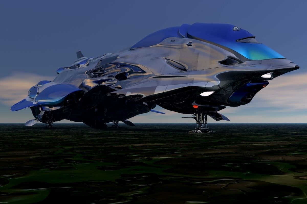 GX-799 Starship Anthera 3D model_6