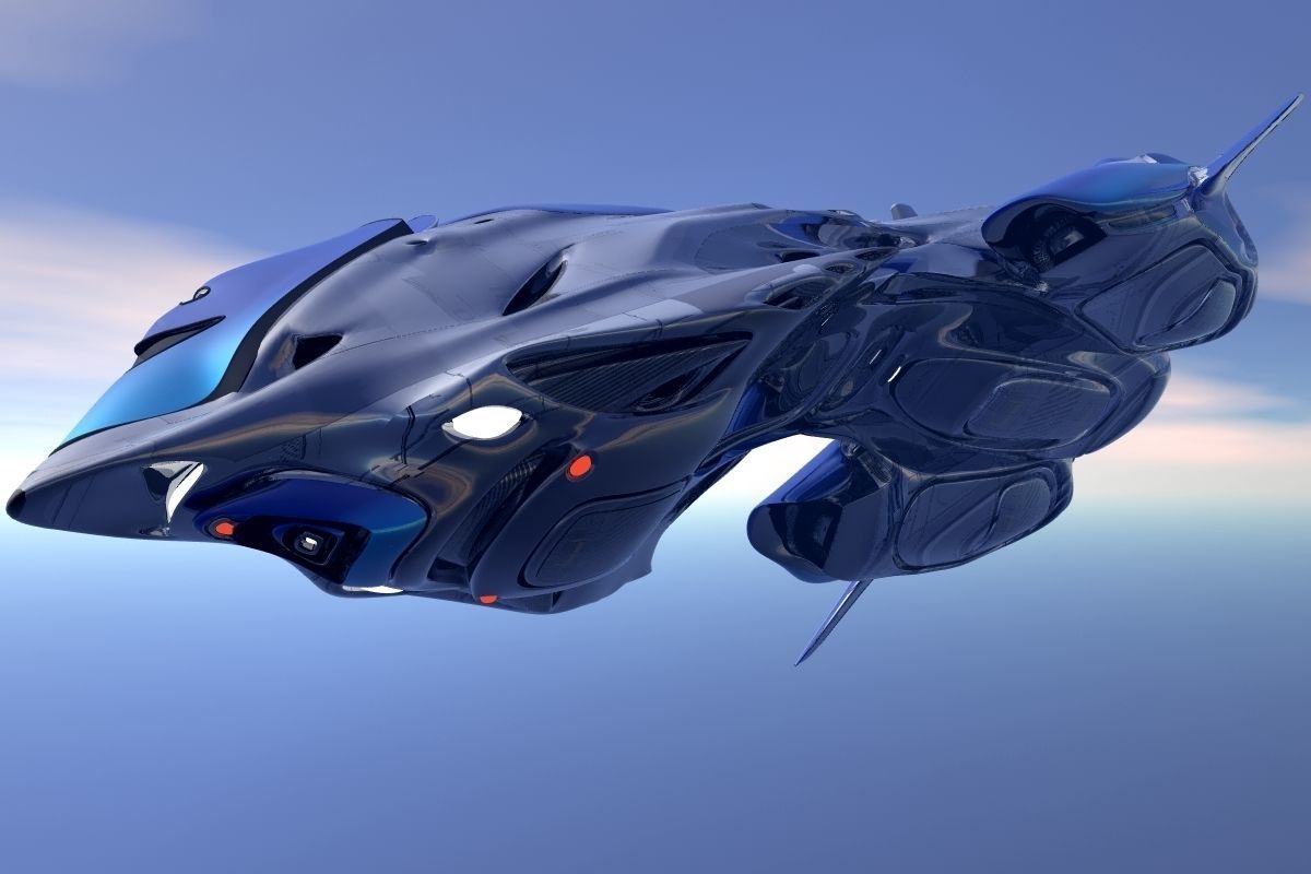 GX-799 Starship Anthera 3D model_14