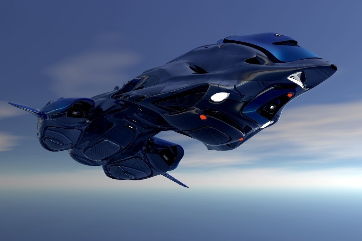 GX-799 Starship Anthera 3D model_12