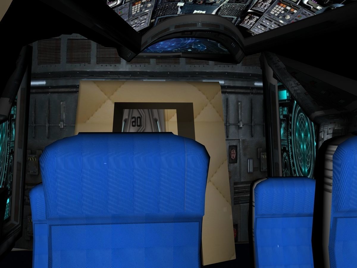 GX-799 Starship Anthera 3D model_19