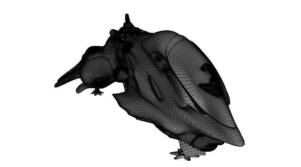 GX-799 Starship Anthera 3D model_21