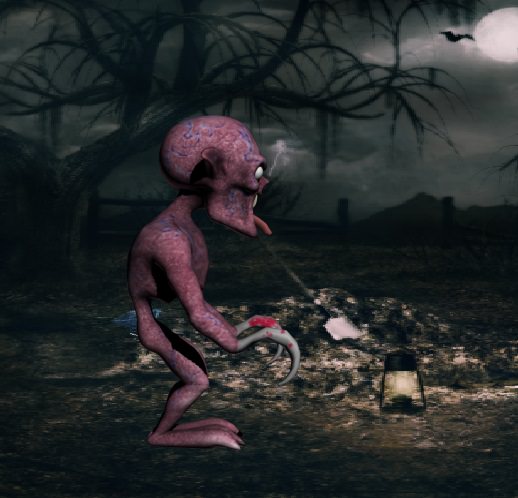 Zombie Ghoul 3D Model Game-Ready Low-poly 3D model_2