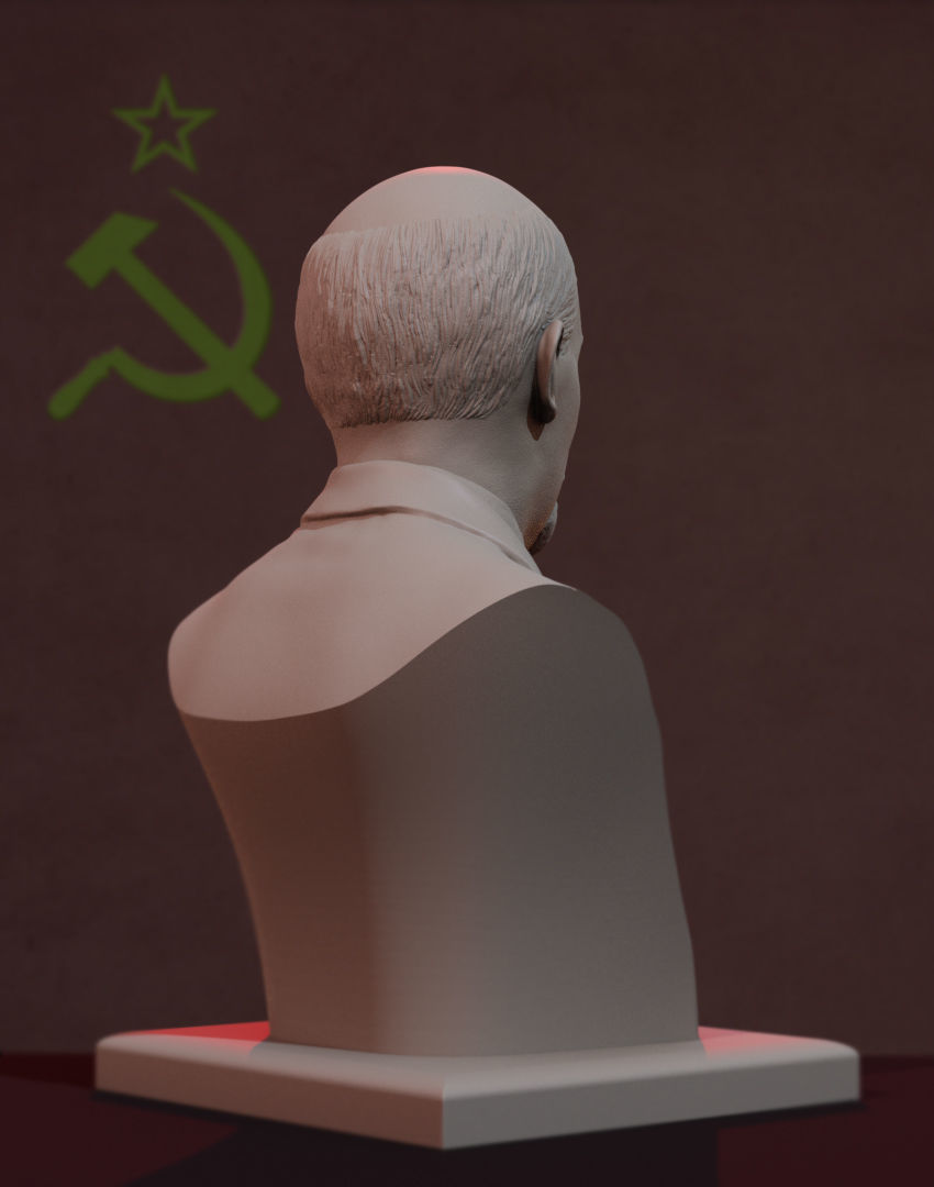 Vladimir Lenin 3D print model_5