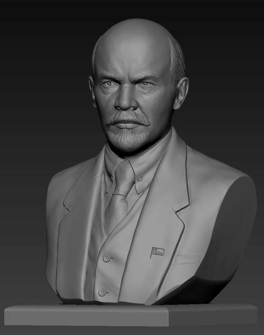 Vladimir Lenin 3D print model_10