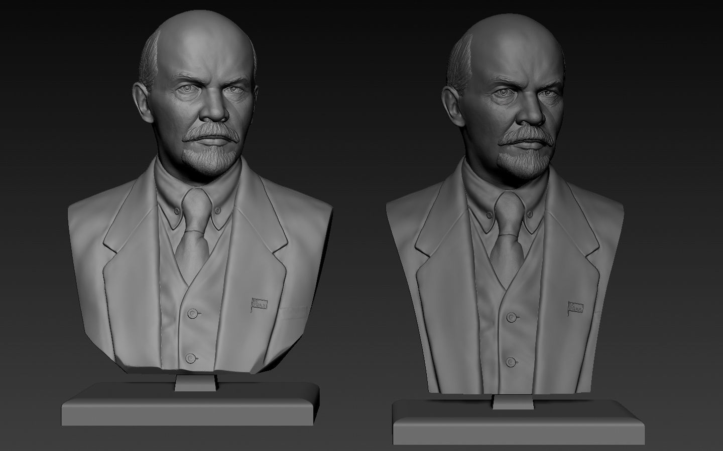 Vladimir Lenin 3D print model_12