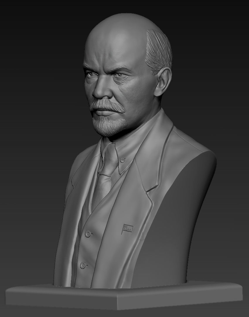 Vladimir Lenin 3D print model_9