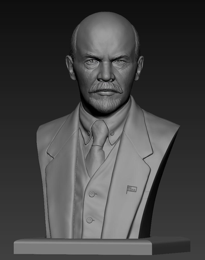 Vladimir Lenin 3D print model_8