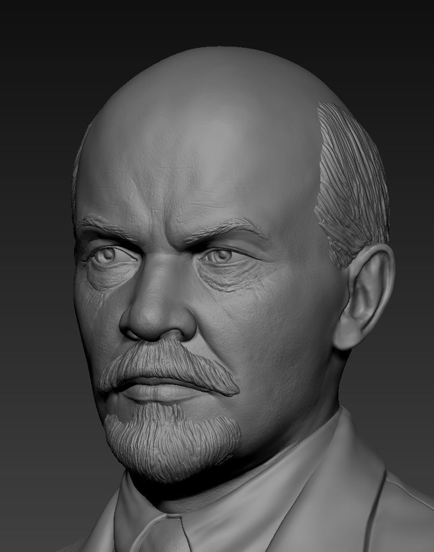 Vladimir Lenin 3D print model_11