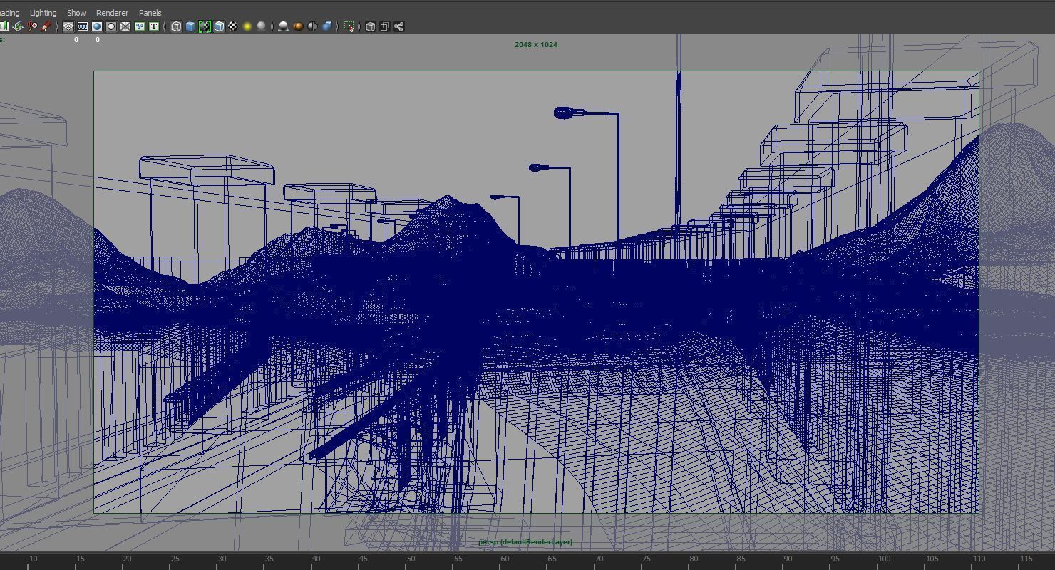 dam 3d model room with mountains and lake 3D model_20