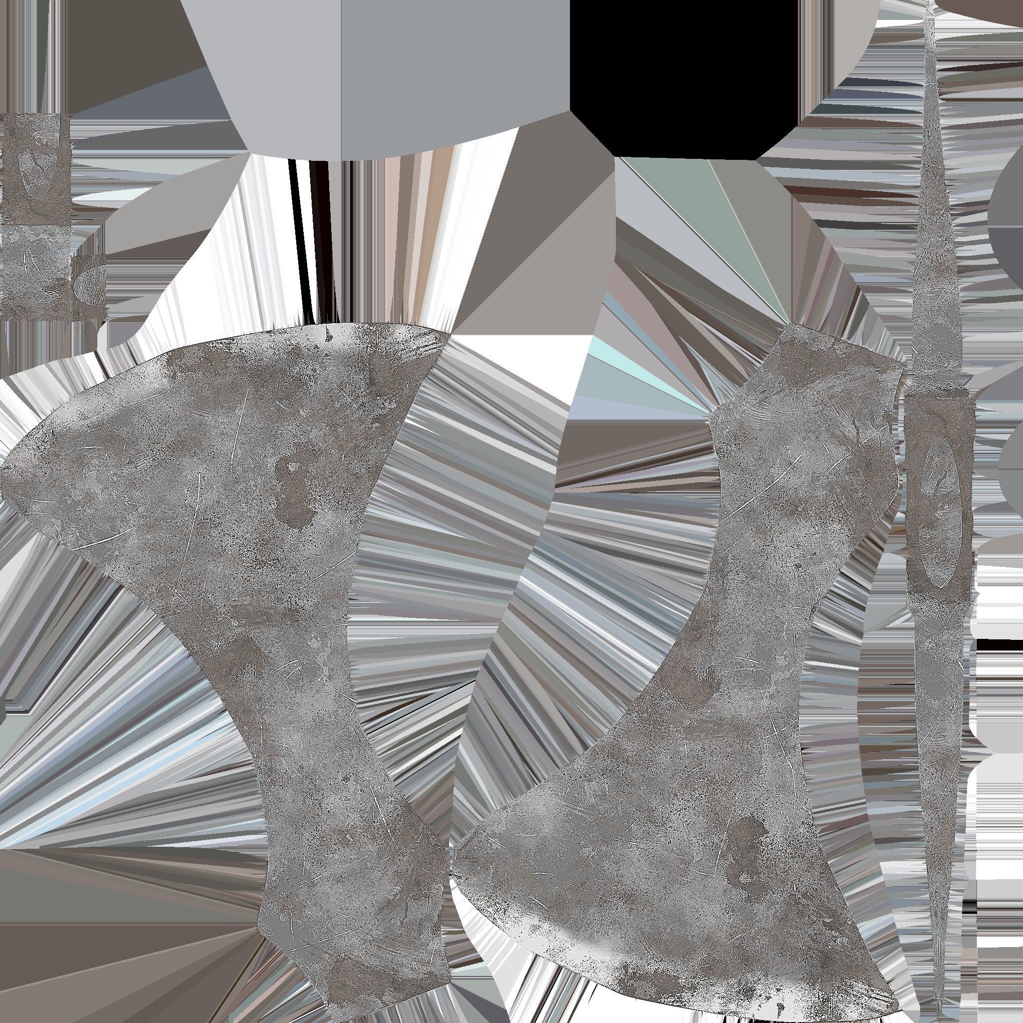 Small and old axe  Free low-poly 3D model_7