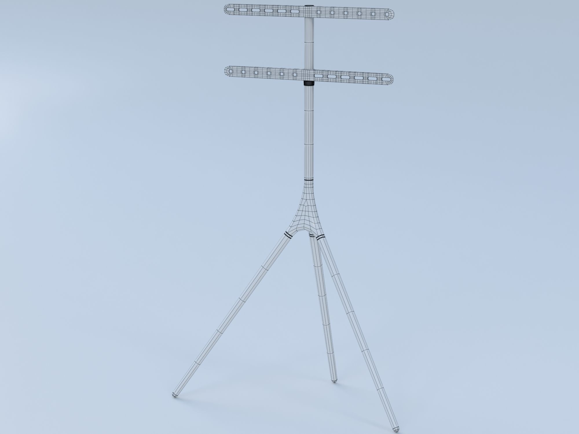 VIVO Artistic Easel Low-poly 3D model_5