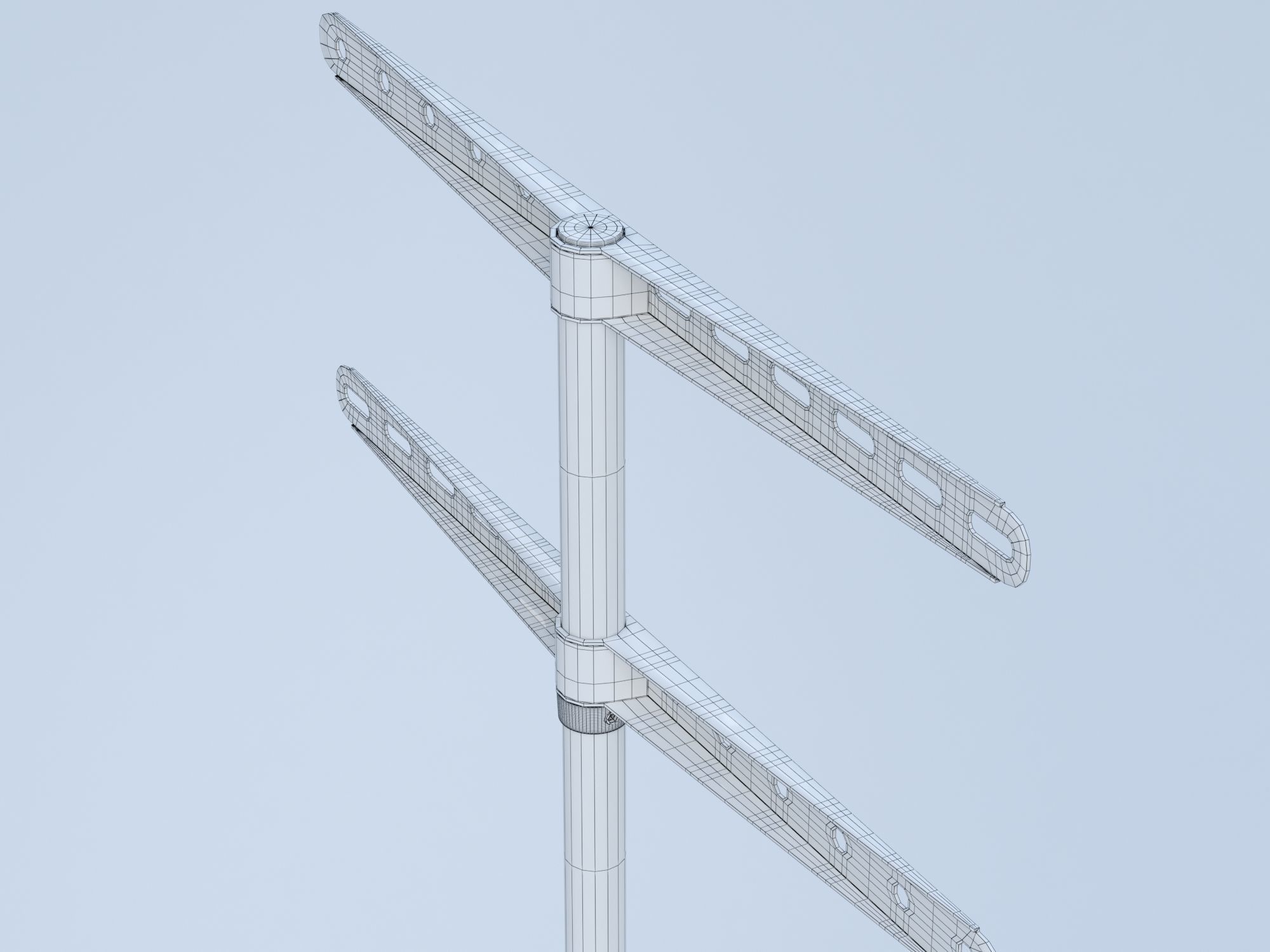 VIVO Artistic Easel Low-poly 3D model_6