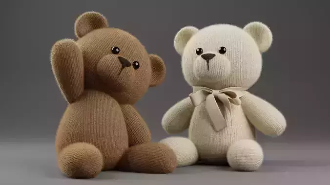 Teddybear toys 3D model