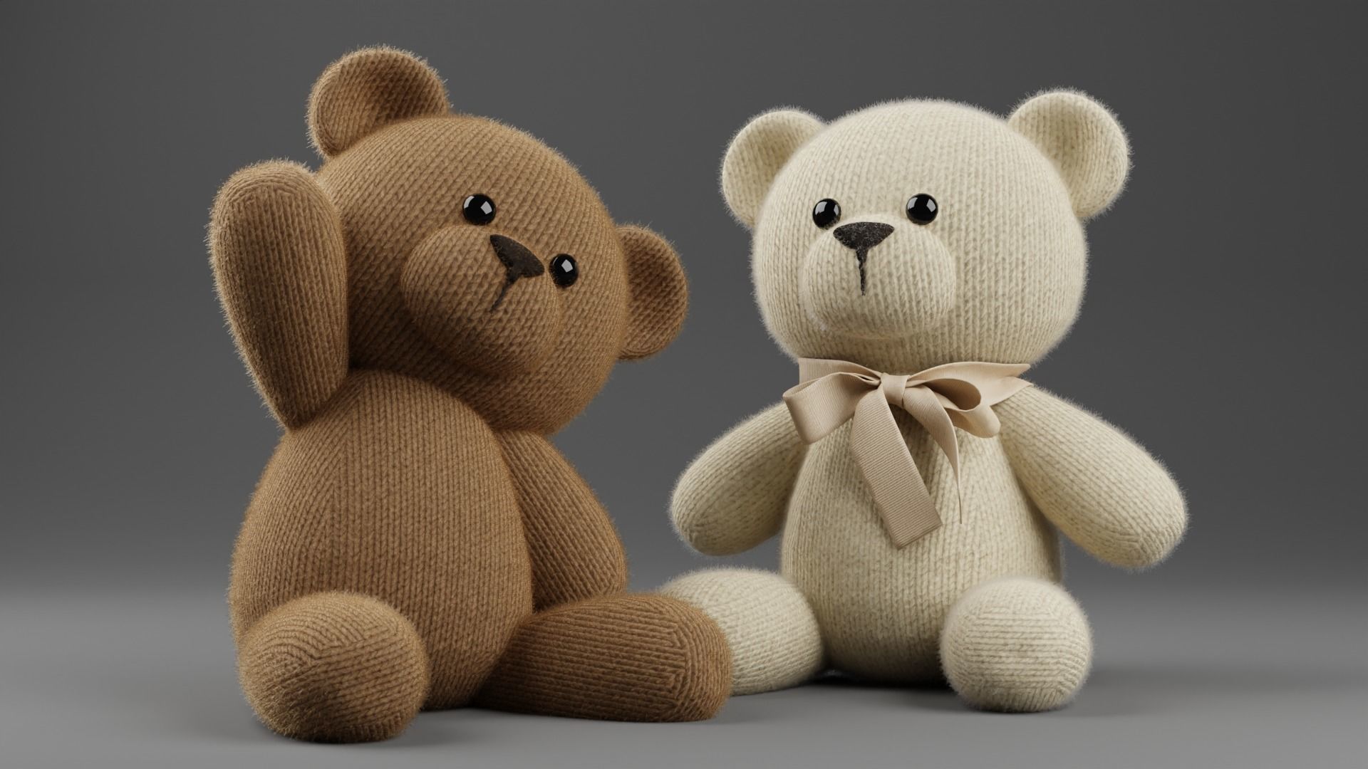 Teddybear toys 3D model_0
