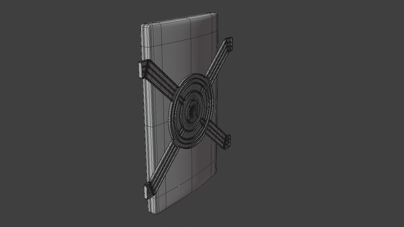 Sci-Fi Interface Table  3D model_9