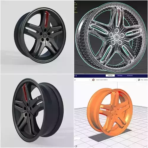 Rim 17 in M5 3D model