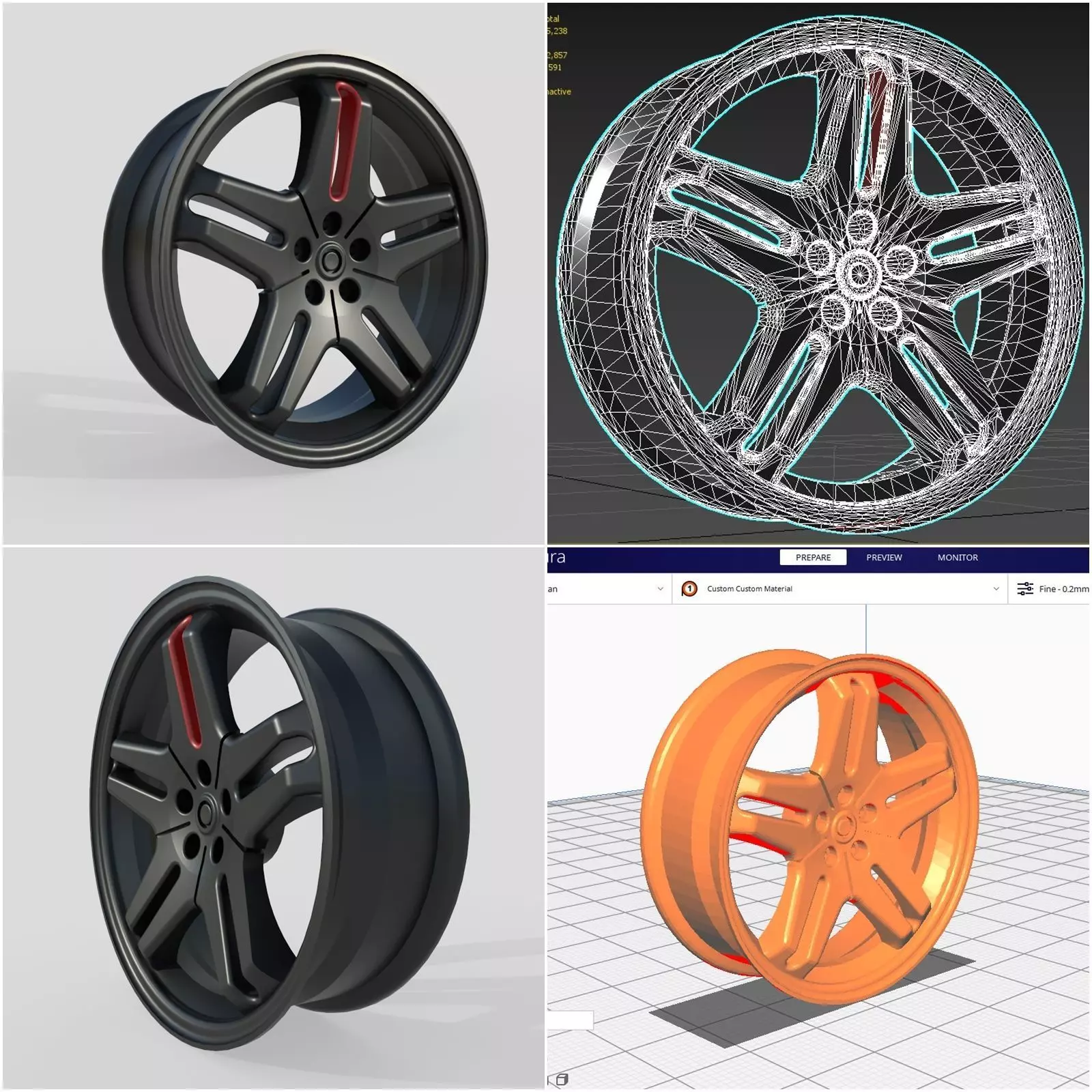 Rim 17 in M5 3D model_0