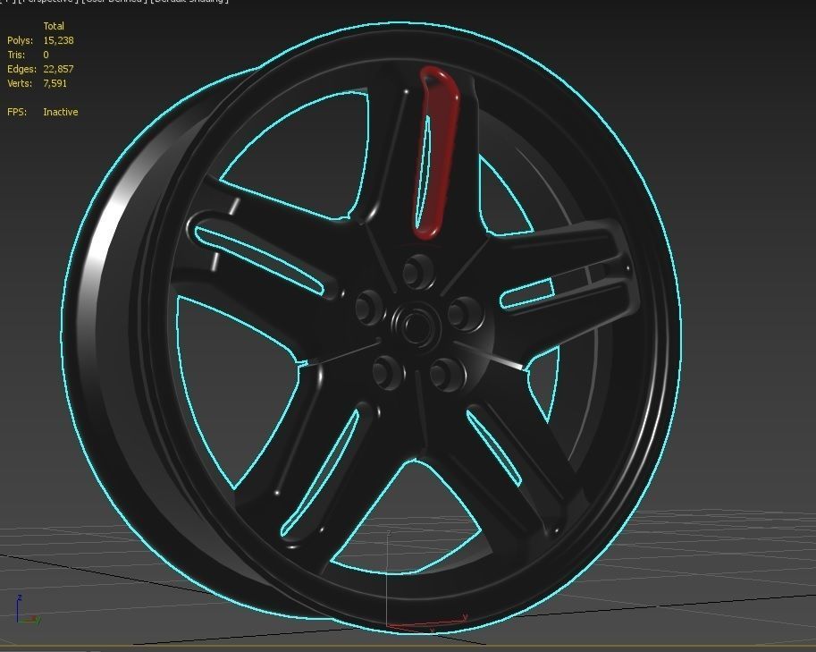 Rim 17 in M5 3D model_12