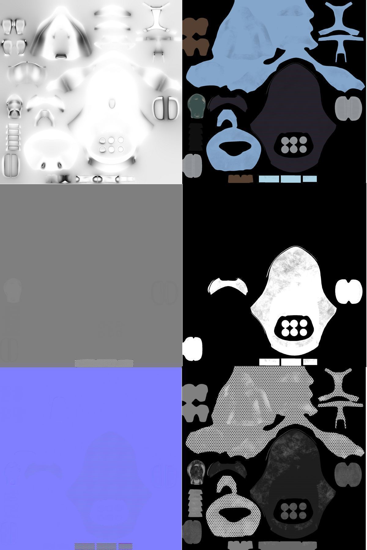 airship model futuristic spacecraft Low-poly 3D model_19