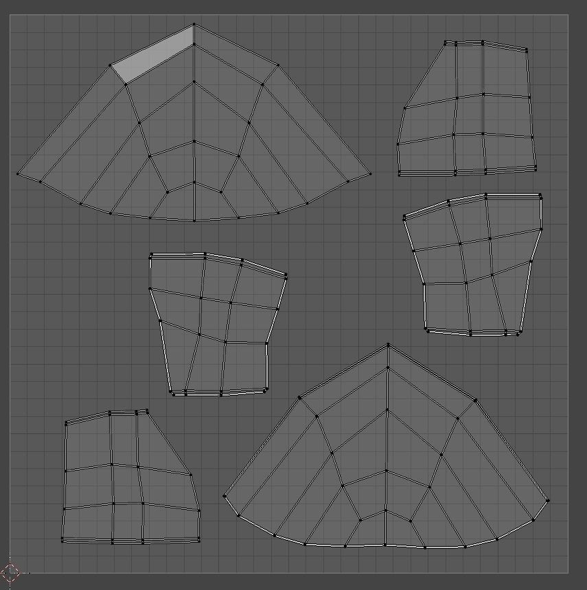 airship model futuristic spacecraft Low-poly 3D model_20